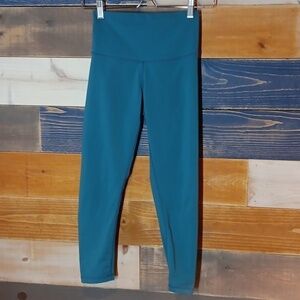 DYI Leggings S teal blue